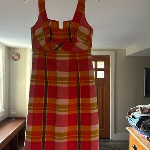 Vintage Trina Turk empire waist mini dress